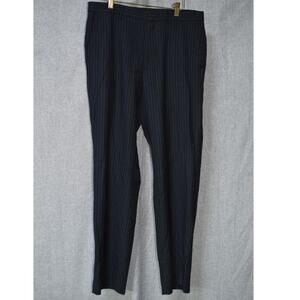 Calvin Klein Black Pinstripe Dress Pants 32x32